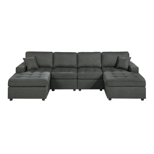 Contemporary Sectional Sofa Set RAF And LAF Chaise Home Essentials