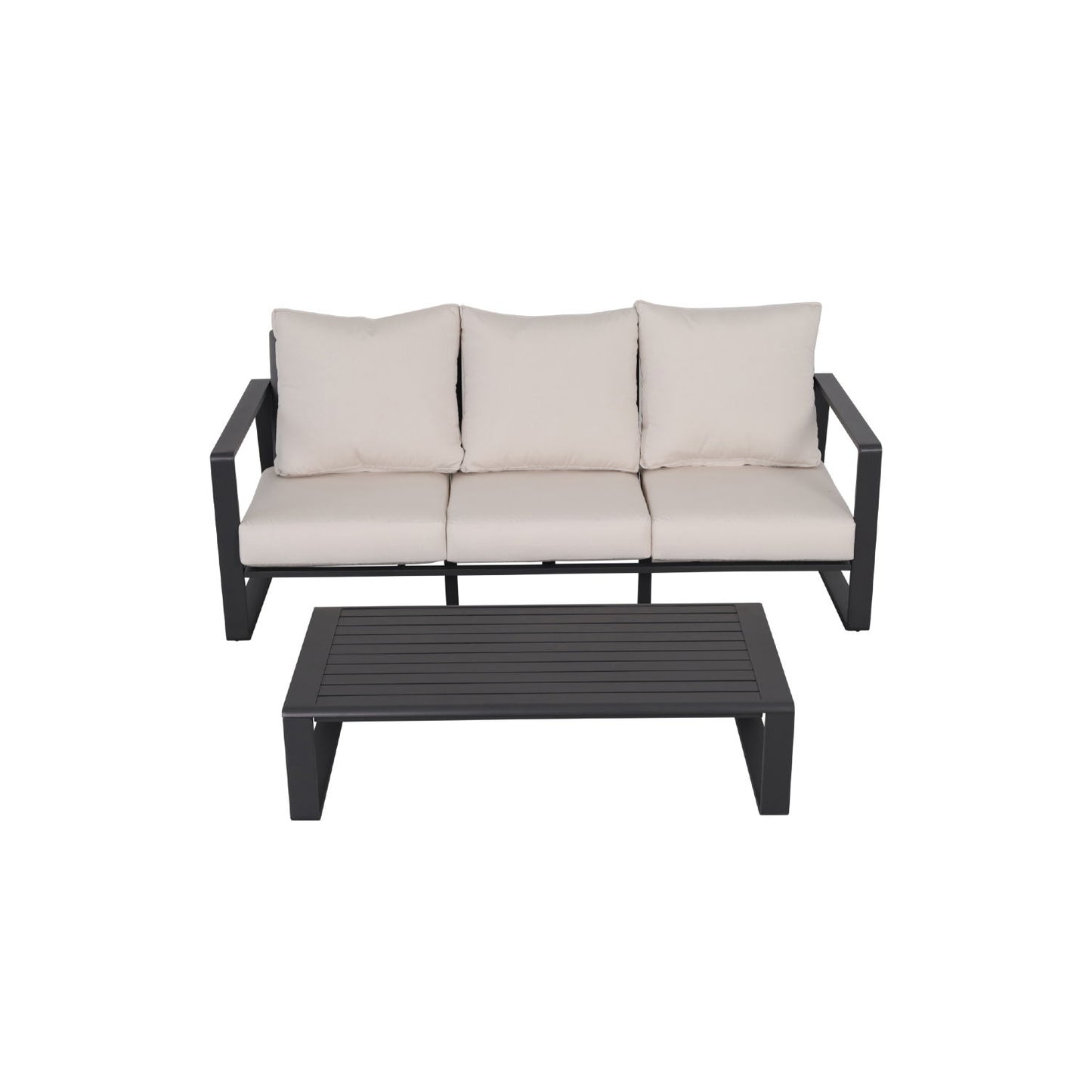 Sofa With Rectangular Coffee Table LSI Patio Furniture