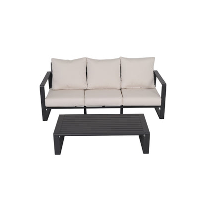 Sofa With Rectangular Coffee Table LSI Patio Furniture