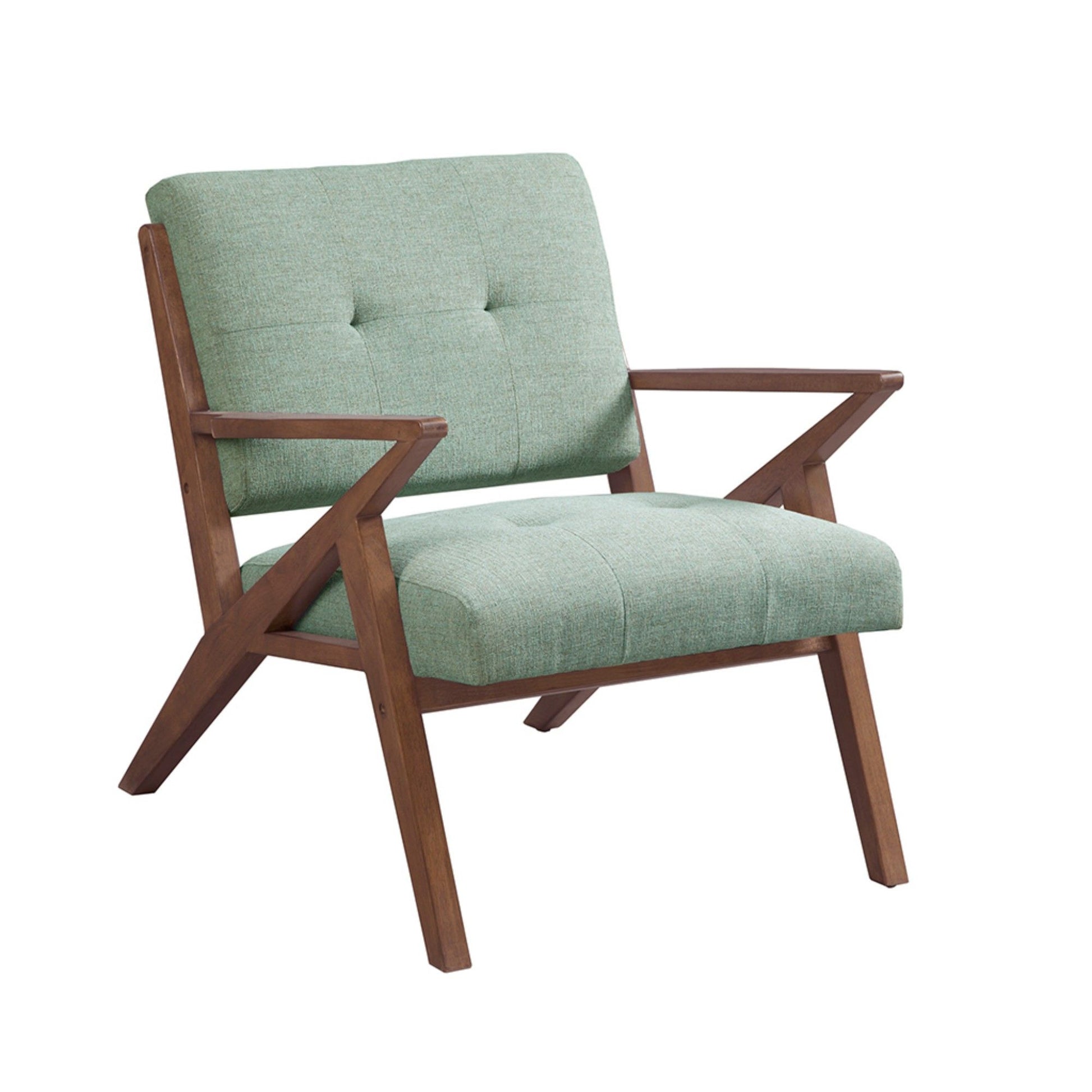Lounge Chair With Tufted Upholstery And Solid Frame JLA