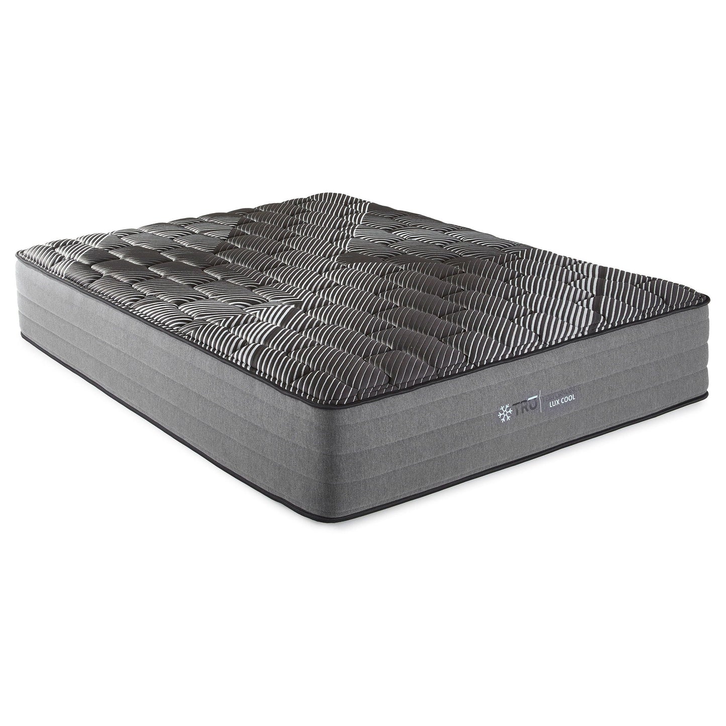 Starrett Black - 14" Euro Top Hybrid Mattress With Copper Gel And Silver Infused Foam - Sleek Black - Twin - Black Furniture Max