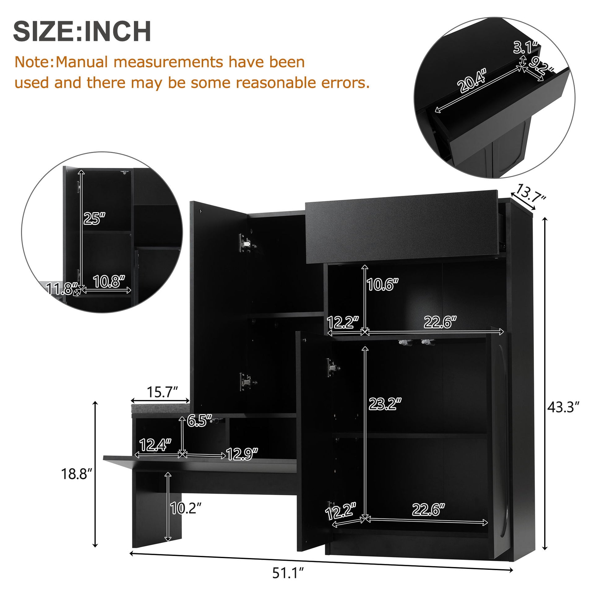 Elegant 2 In 1 Shoe Cabinets With Soft Cushion Versatile Shoe Rack Organizer With Adjustable Shelves Daily Nest