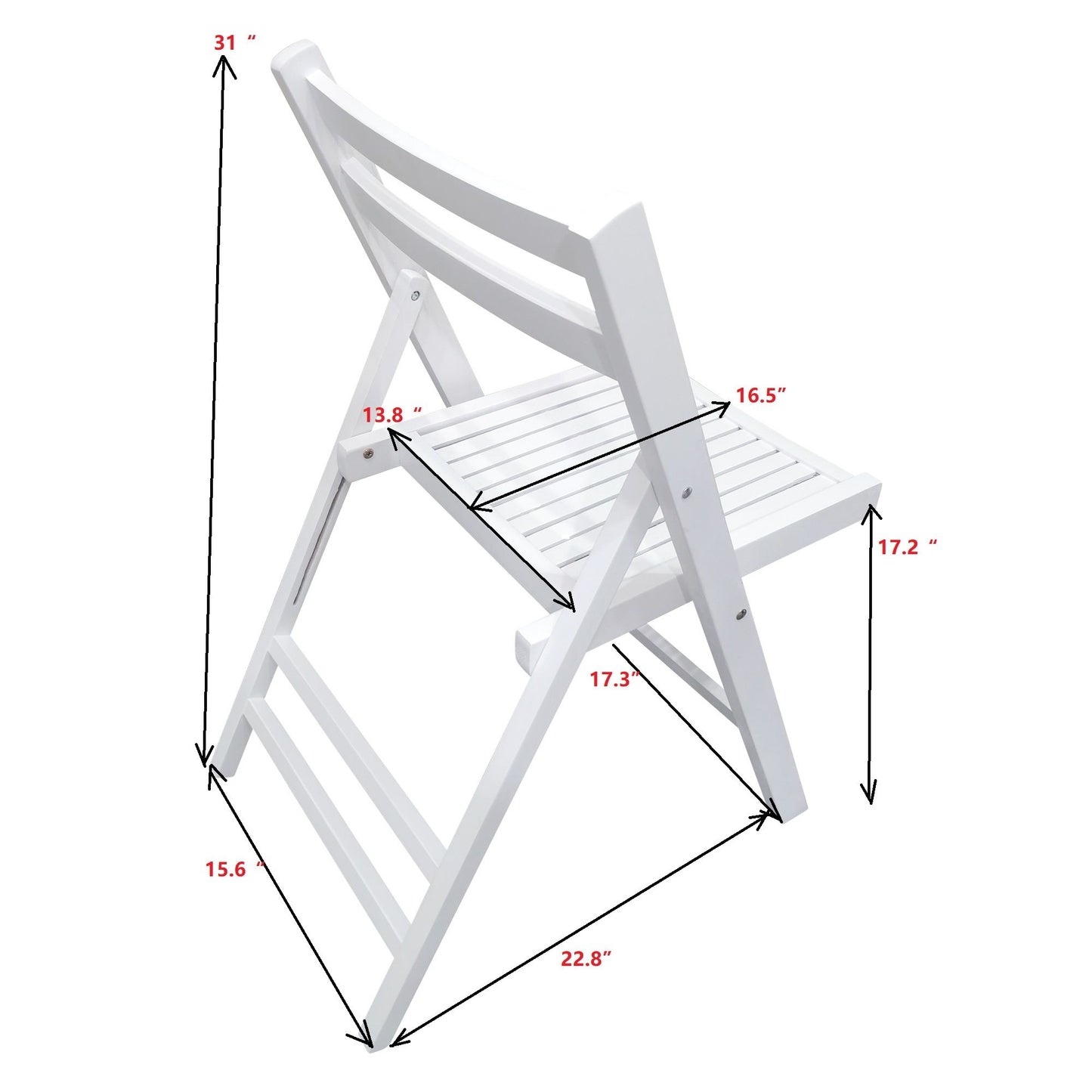 Folding Special Event Chair, Foldable Style (Set of 4) Home Essentials