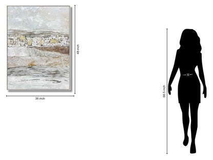 Whispered Stone Ridge - 36" x 48" Framed Wall Art