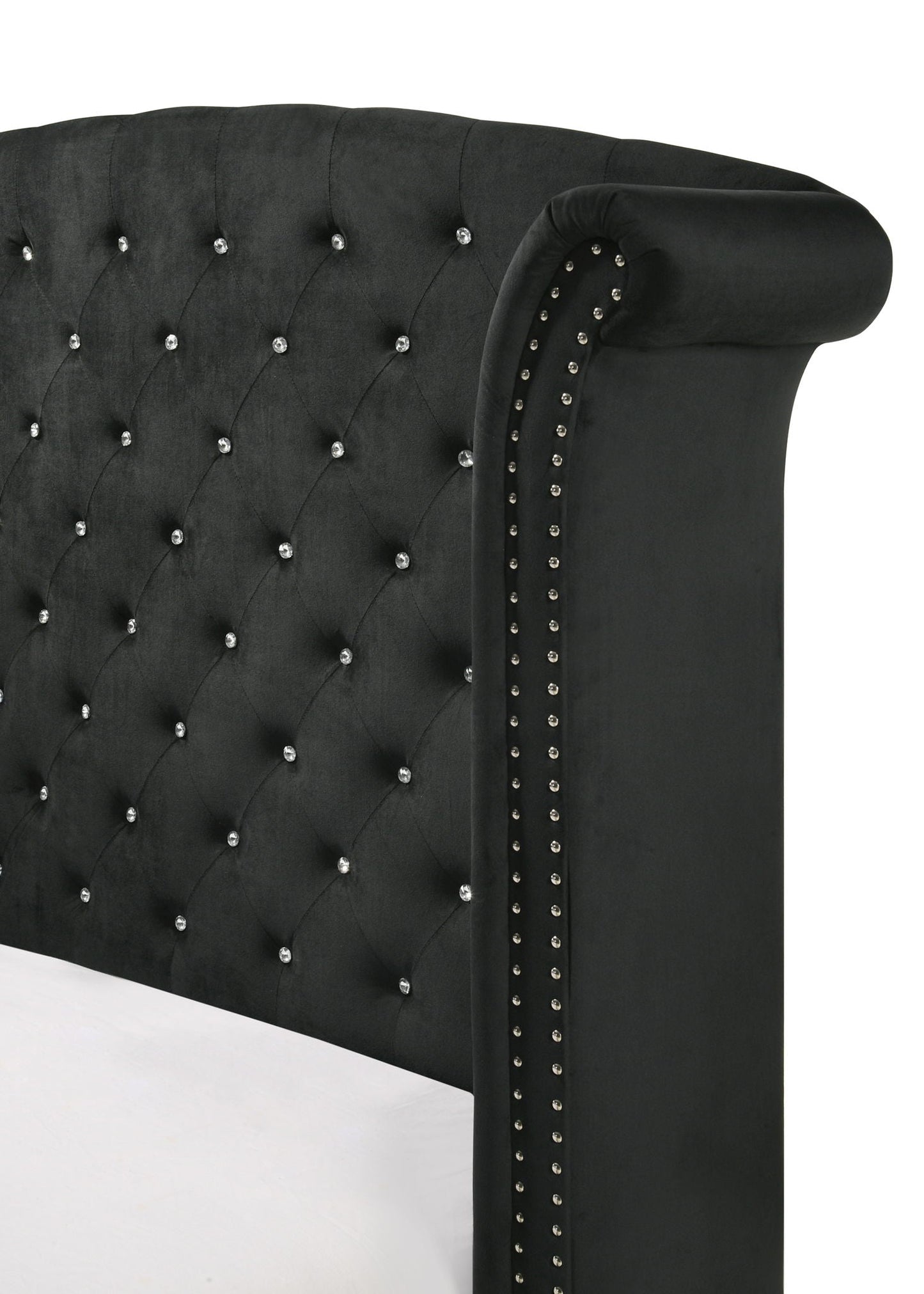 Lucinda - Upholstered Bed Crown Mark