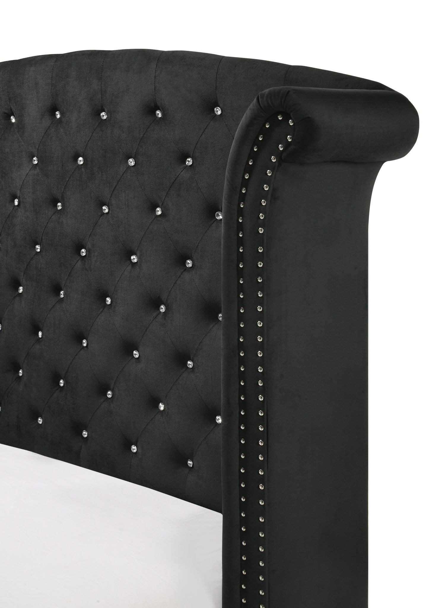 Lucinda - Upholstered Bed Crown Mark