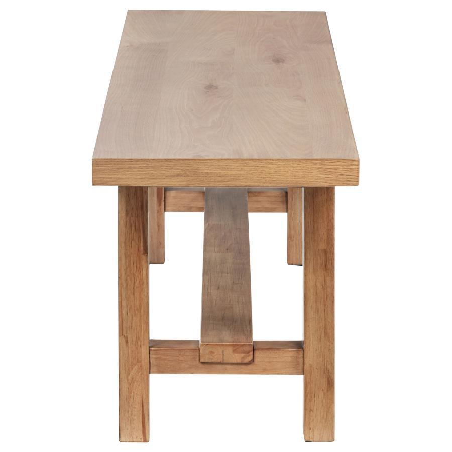 Middleton - Wood Backless Dining Bench Natural - Brown Coaster Fine Furniture