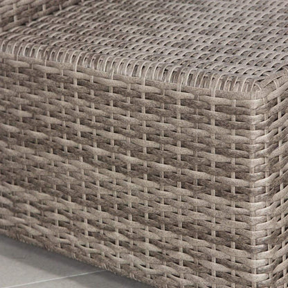 Stylish Outdoor Ottoman With Cushion For Comfort LSI Patio Furniture