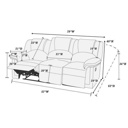 Modern Living Room Set, Cushion Backrest And Pillow Armrest Home Essentials