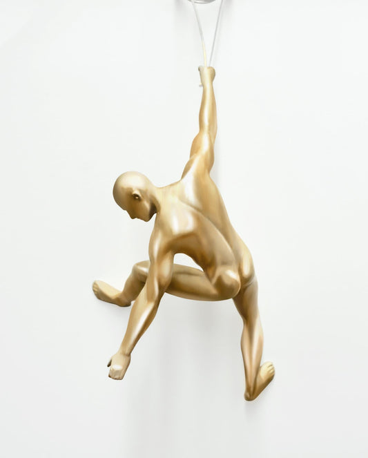 Radiant Climber Pose - 7" x 13" Framed Wall Art Classy Art
