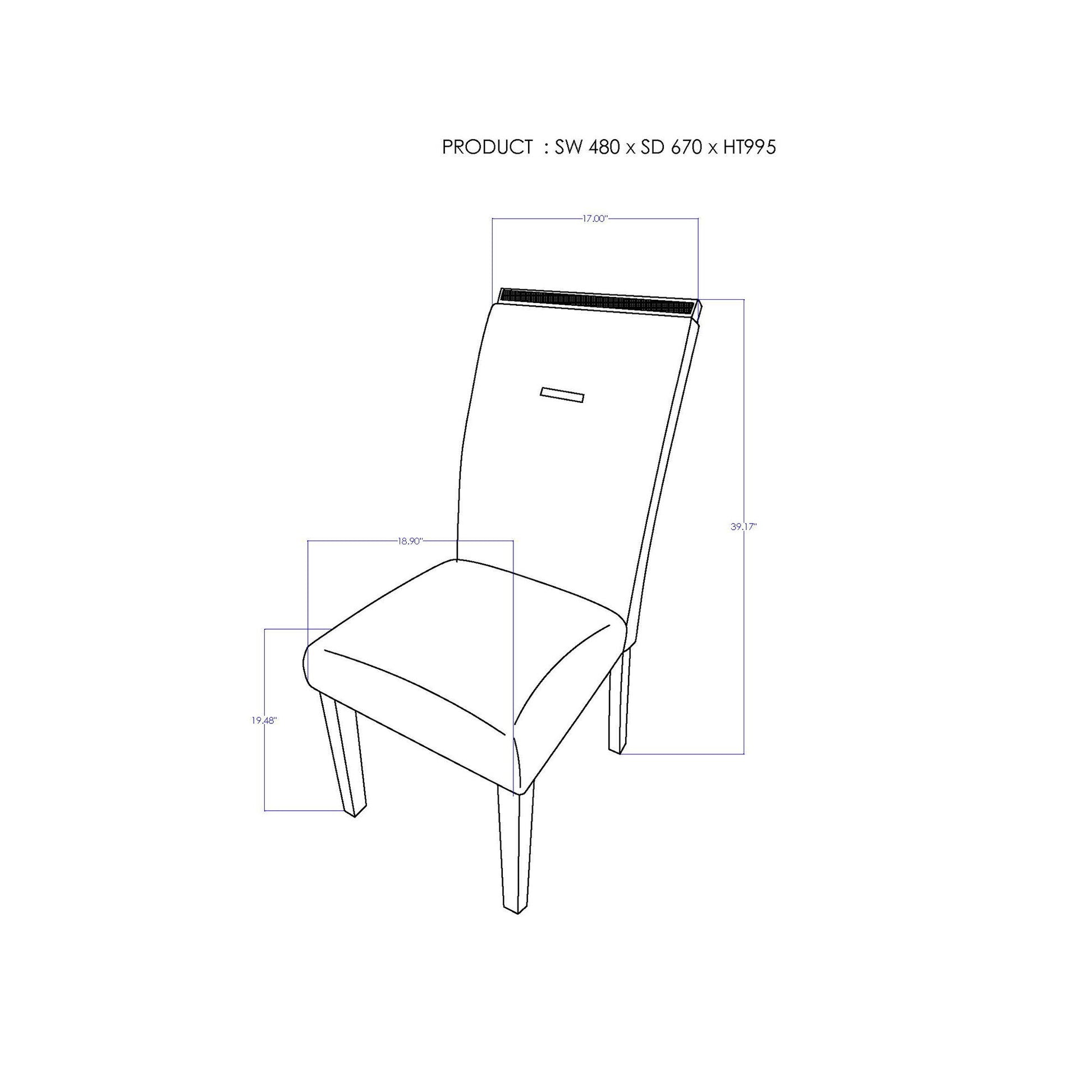 Ariya - Stylish Design Dining Chair Global Furniture USA