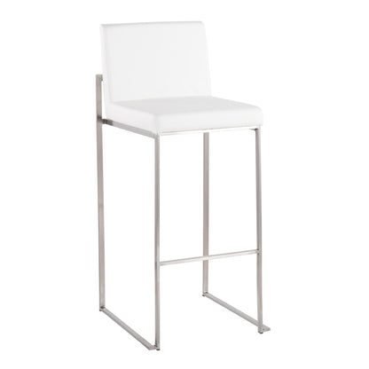 Fuji - Contemporary And Modern Elegance High Back Barstool Lumi Source