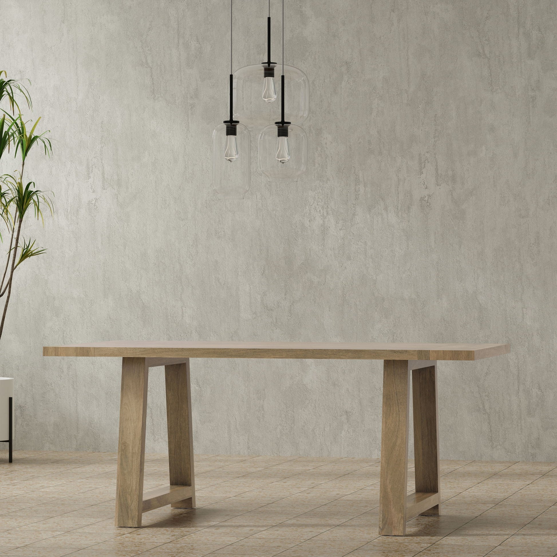 Whitley - Dining Table - Gray Simpli-Home