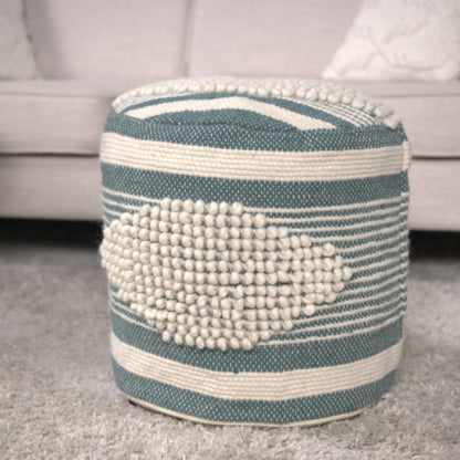 Diamond - Handcrafted Cylindrical Pouf Home Essentials