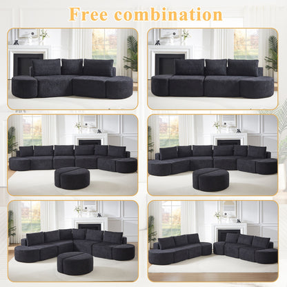 V - Shaped Modular Sofa Set With 3 Pillow Home Essentials