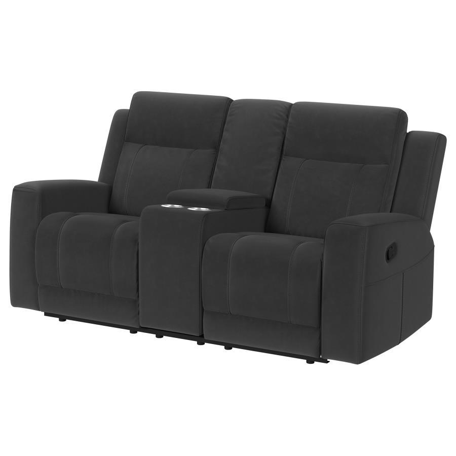 Brentwood - Upholstered Motion Reclining Loveseat Coaster Fine Furniture