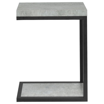 Beck - Engineered Wood C-Shape Sofa Side Table CoasterEveryday