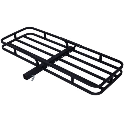Heavy Duty Steel Hitch Mount Cargo Carrier Rack For SUV, Truck, Car With 2" Receiver - Black Daily Nest