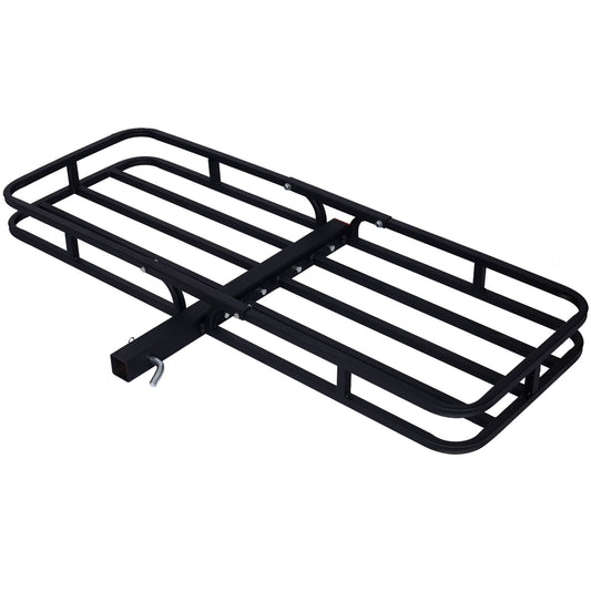 Heavy Duty Steel Hitch Mount Cargo Carrier Rack For SUV, Truck, Car With 2" Receiver - Black Daily Nest