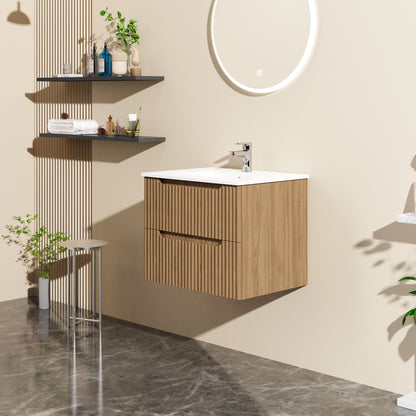 Wall Mounted Bathroom Vanity With Sink Home Essentials