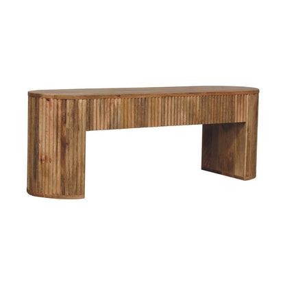 Soba - Straight Media Unit - Oak Artisan Furniture
