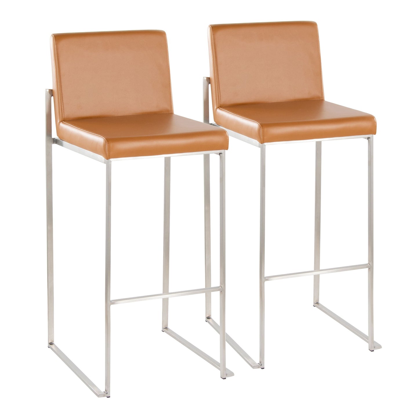 Fuji - Contemporary And Modern Elegance High Back Barstool Lumi Source