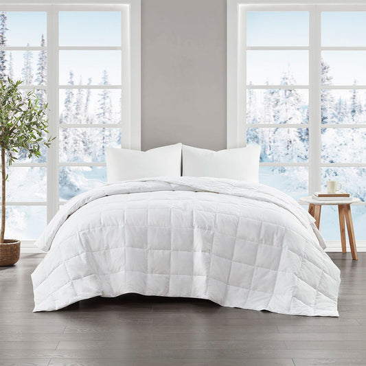 Twin Four Seasons Filling Blanket - White