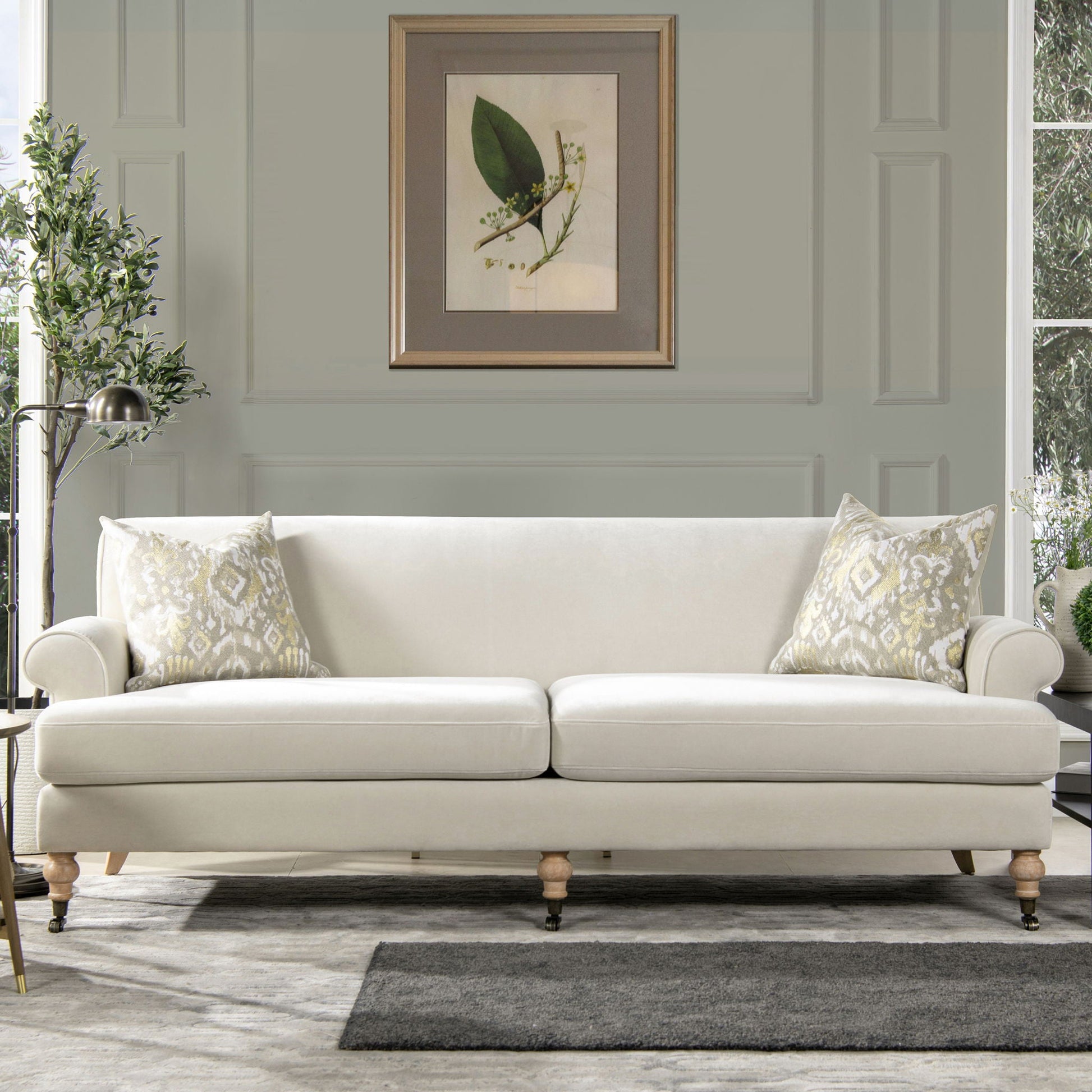 Alana Lawson - Two Cushion Tightback Sofa Jennifer Taylor Home