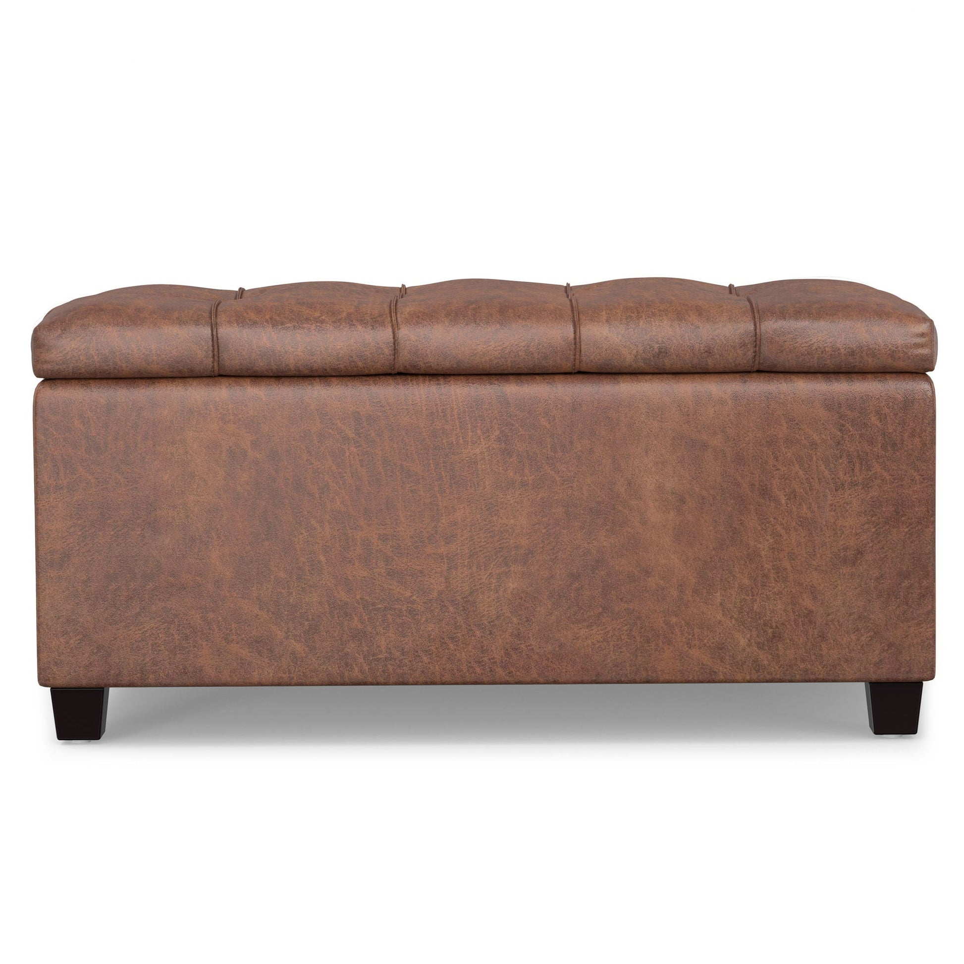 Sienna - Upholstered Storage Ottoman Bench Simpli-Home