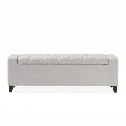 Guernsey - Ottoman Storage With Tufted Top Noble House
