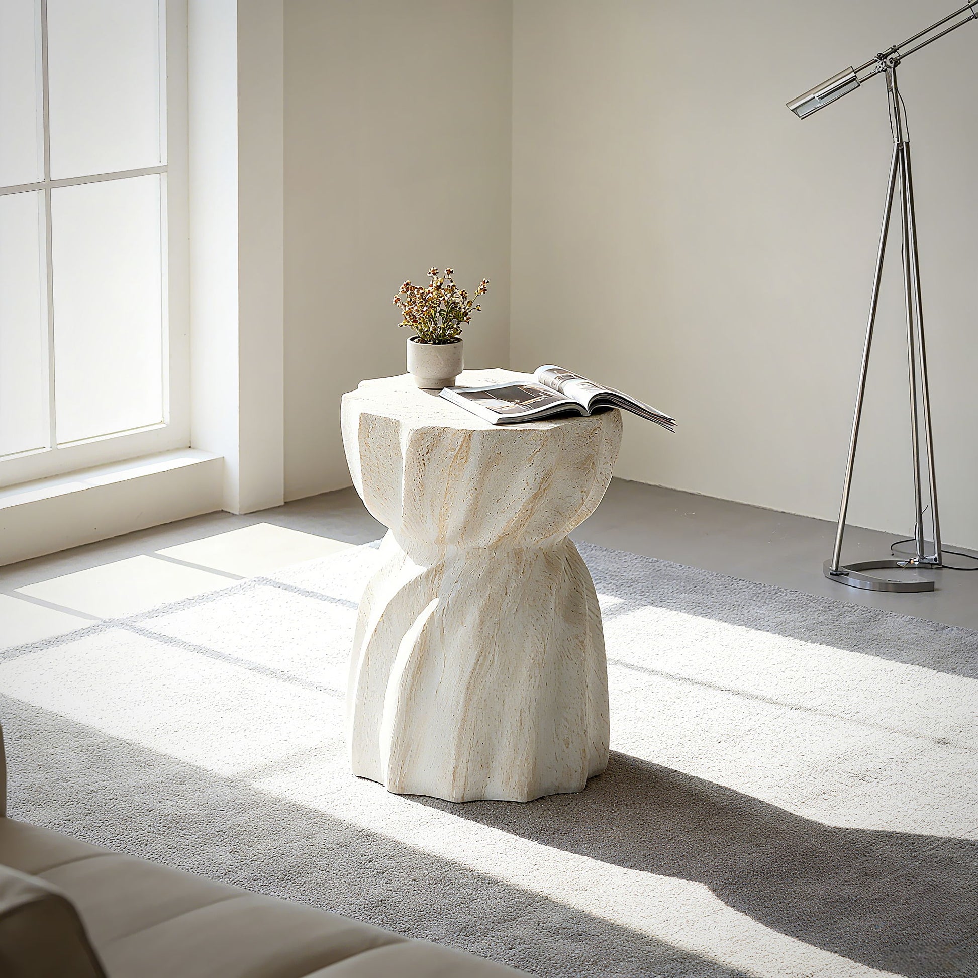 Outdoor End Table - Marble Home Essentials