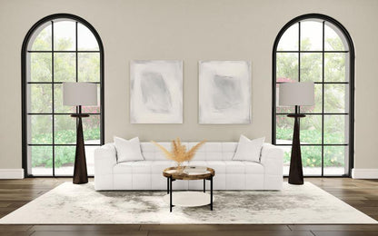 Everly - Boucle Upholstered Extra Long Sofa - White Coaster Fine Furniture
