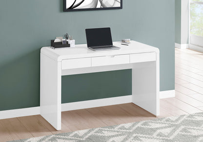 Computer Desk For Home Office, Storage Drawers, Contemporary & Modern - White 8th Street