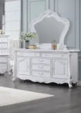 Latisha - Mirror - White Acme