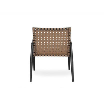 Outdoor Chat Set, 2 Chairs & Side Table - Black / Brown Noble House