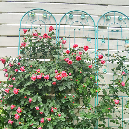 Metal Garden Trellis Rustproof Trellis For Climbing Plant Outdoor Flower Support Daily Nest