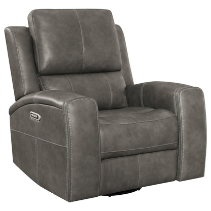 Boyce - Triple Power Swivel Recliner With Independent Adjustments Furniture Max