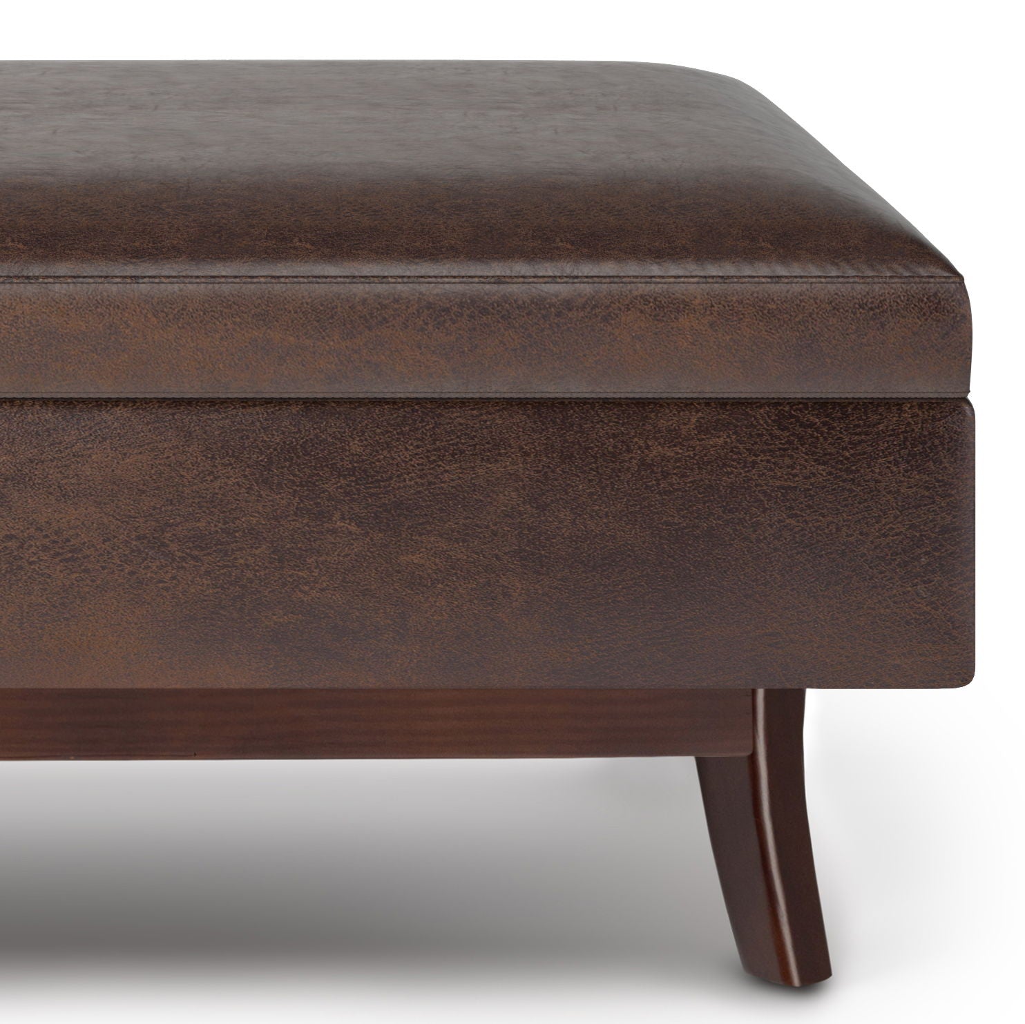 Owen - Upholstered Rectangular Storage Ottoman Simpli-Home