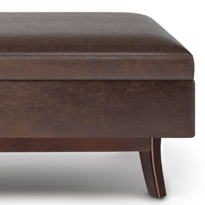 Owen - Upholstered Rectangular Storage Ottoman Simpli-Home
