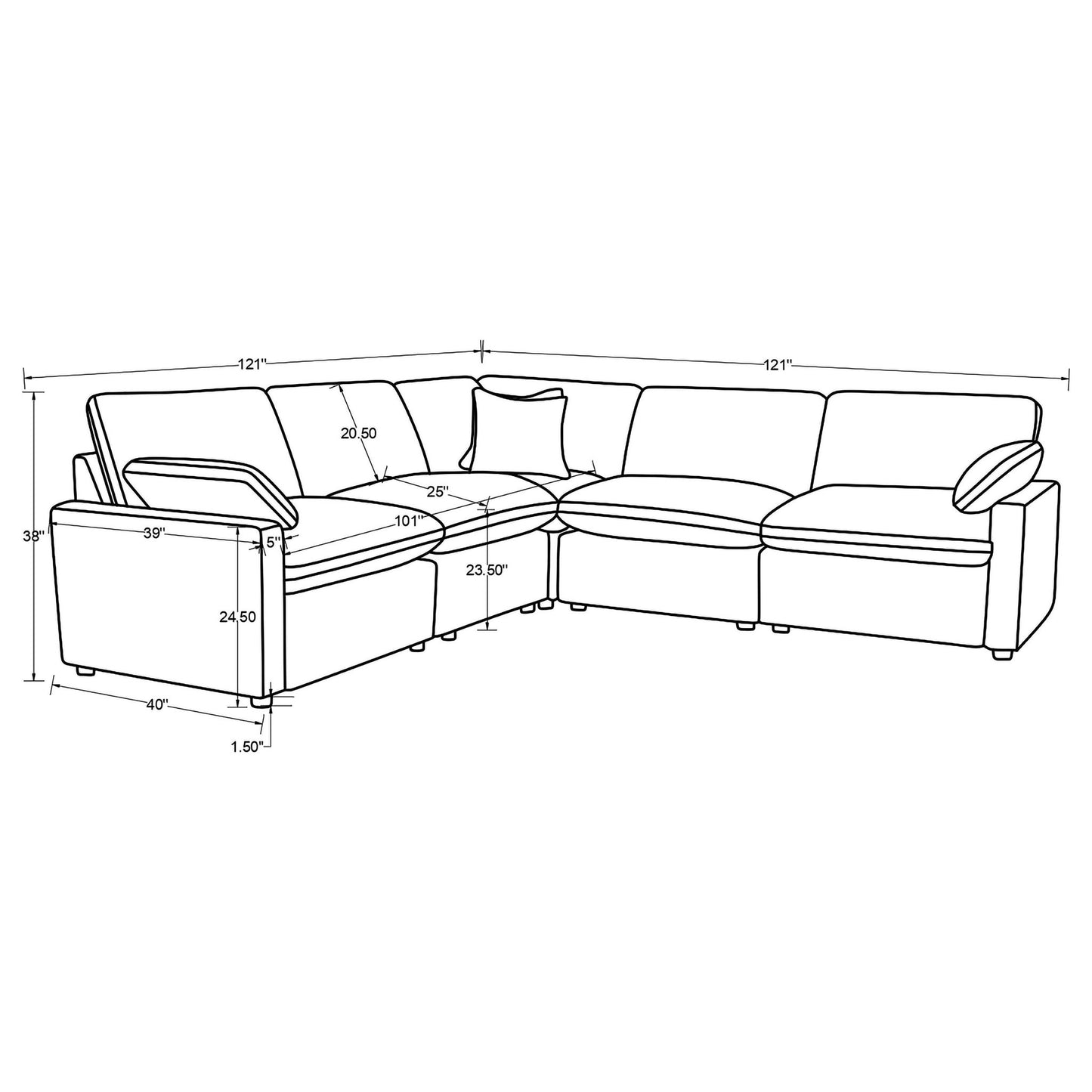 Hollander - Power Reclining Sectional Furniture Max