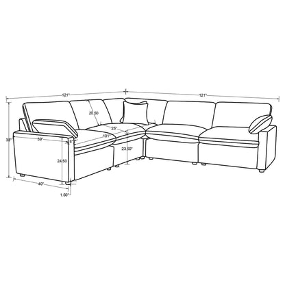 Hollander - Power Reclining Sectional Furniture Max