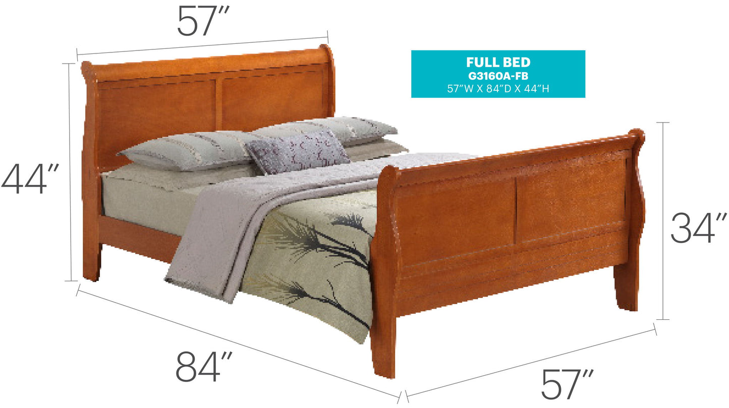 Panel Sleigh Bed Glory Furniture