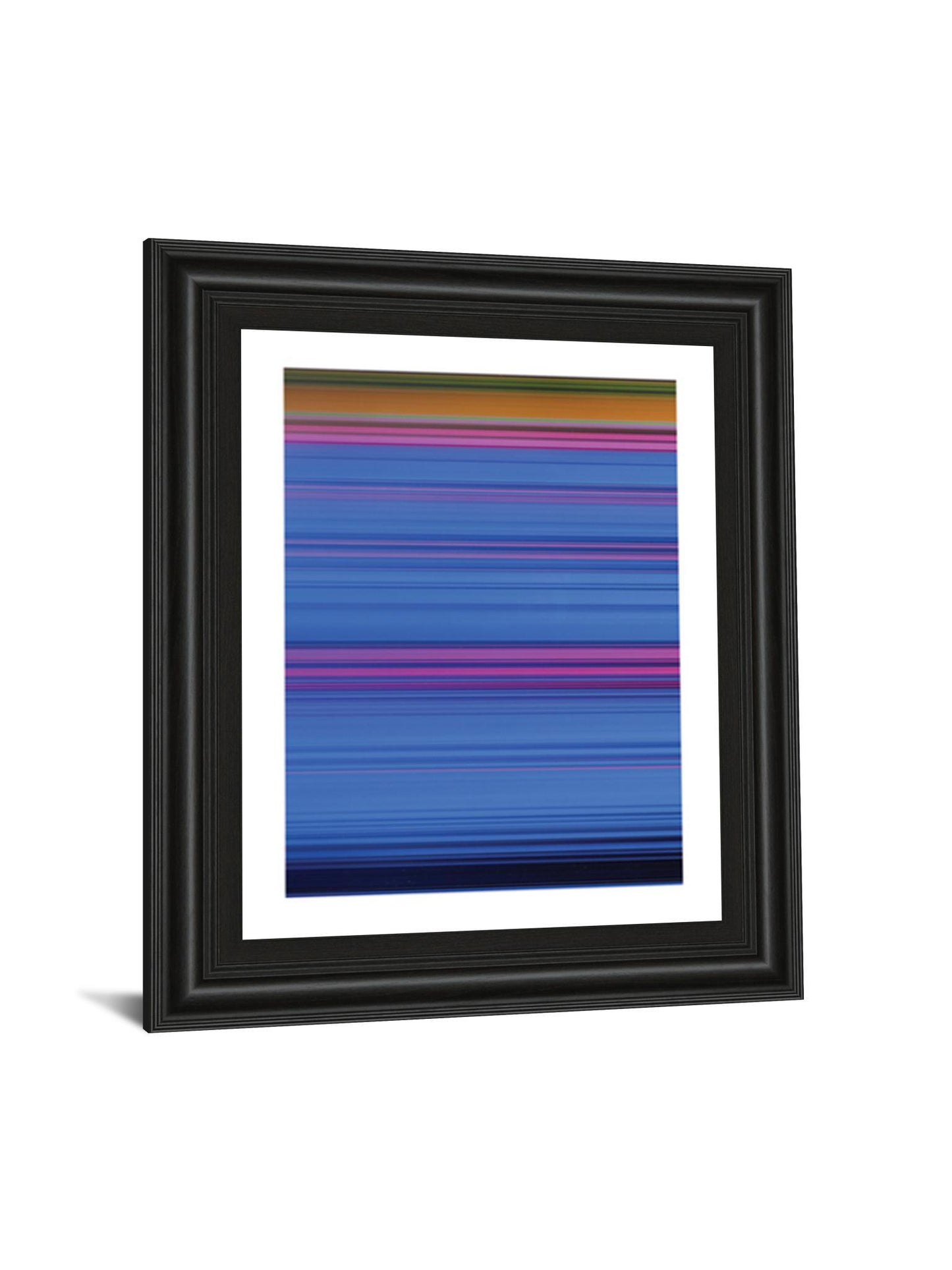 Abstract Blues By Mark Baker - Framed Print Wall Art - Blue