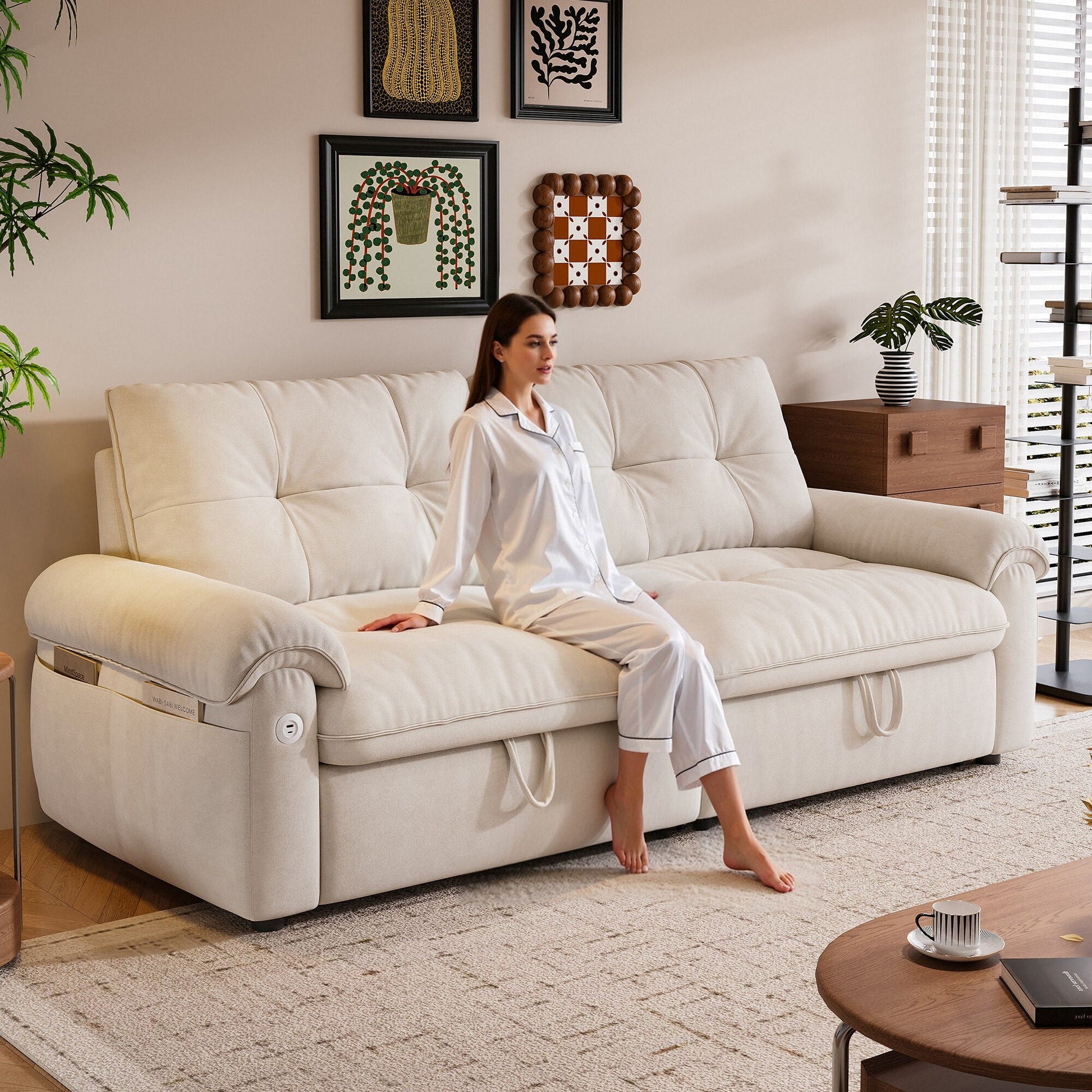 Convertible Cloud Like Sofa Bed Home Essentials