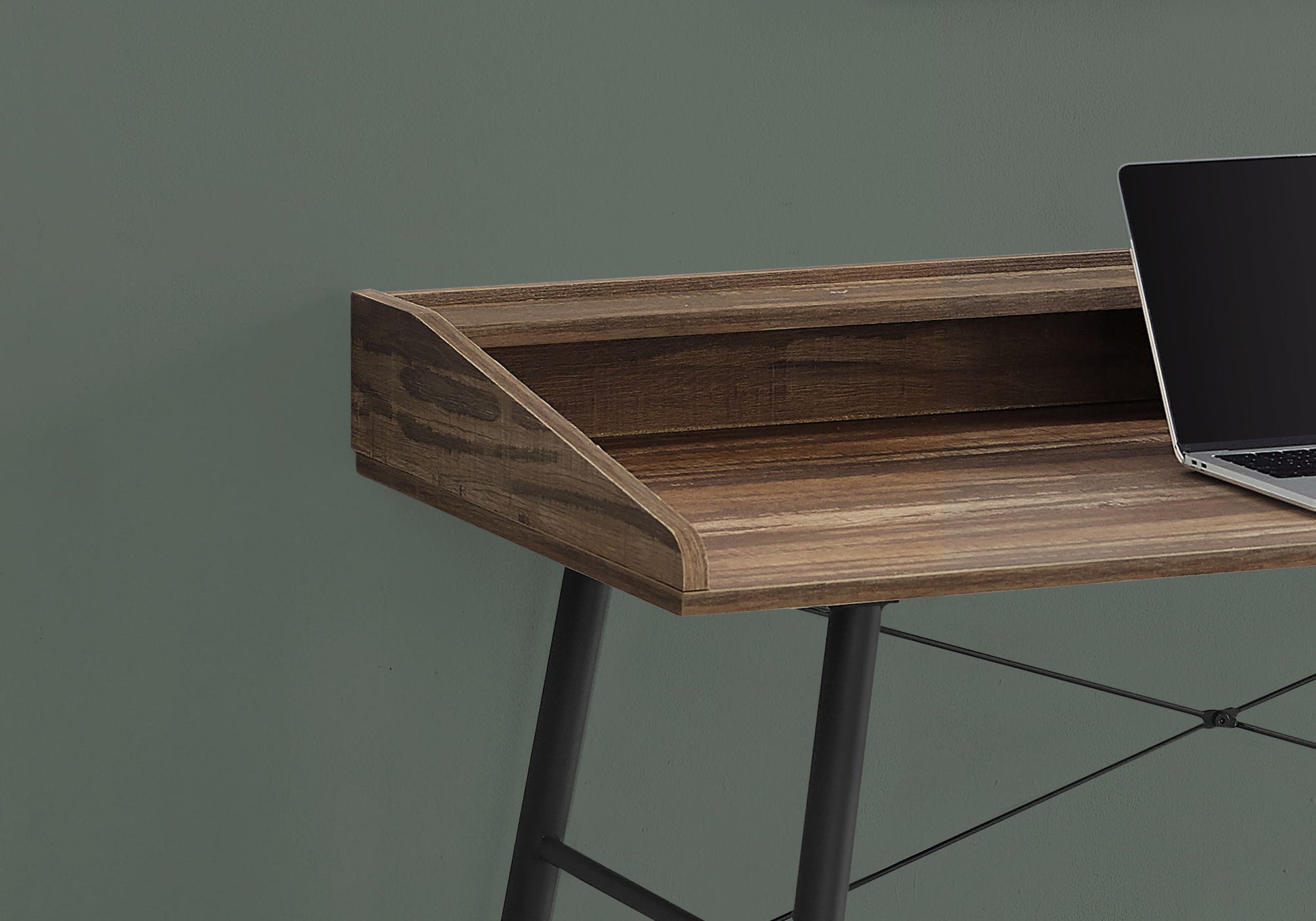 Computer Desk For Home Office, Sturdy Construction, Storage Shelves 8th Street