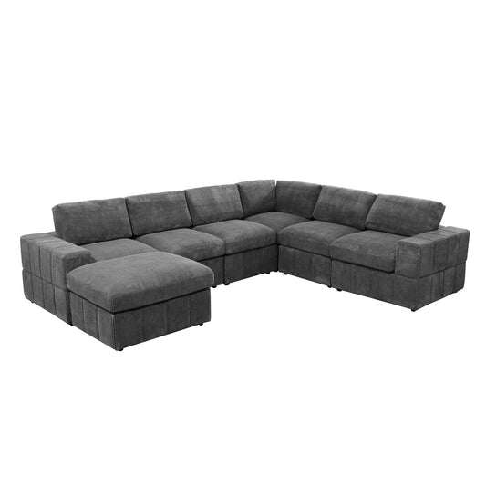 Modular Sectional Sofa, Reversible Set Home Essentials