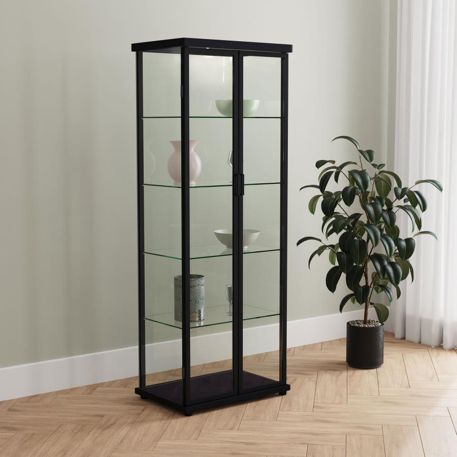 Aero - 5-Shelf Display Curio Cabinet With Led Lighting Coaster Fine Furniture
