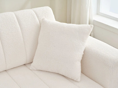 Jessica - Lamb Wool Sectional Sofa With Chaise, Versatile Configuration Urban Retreats