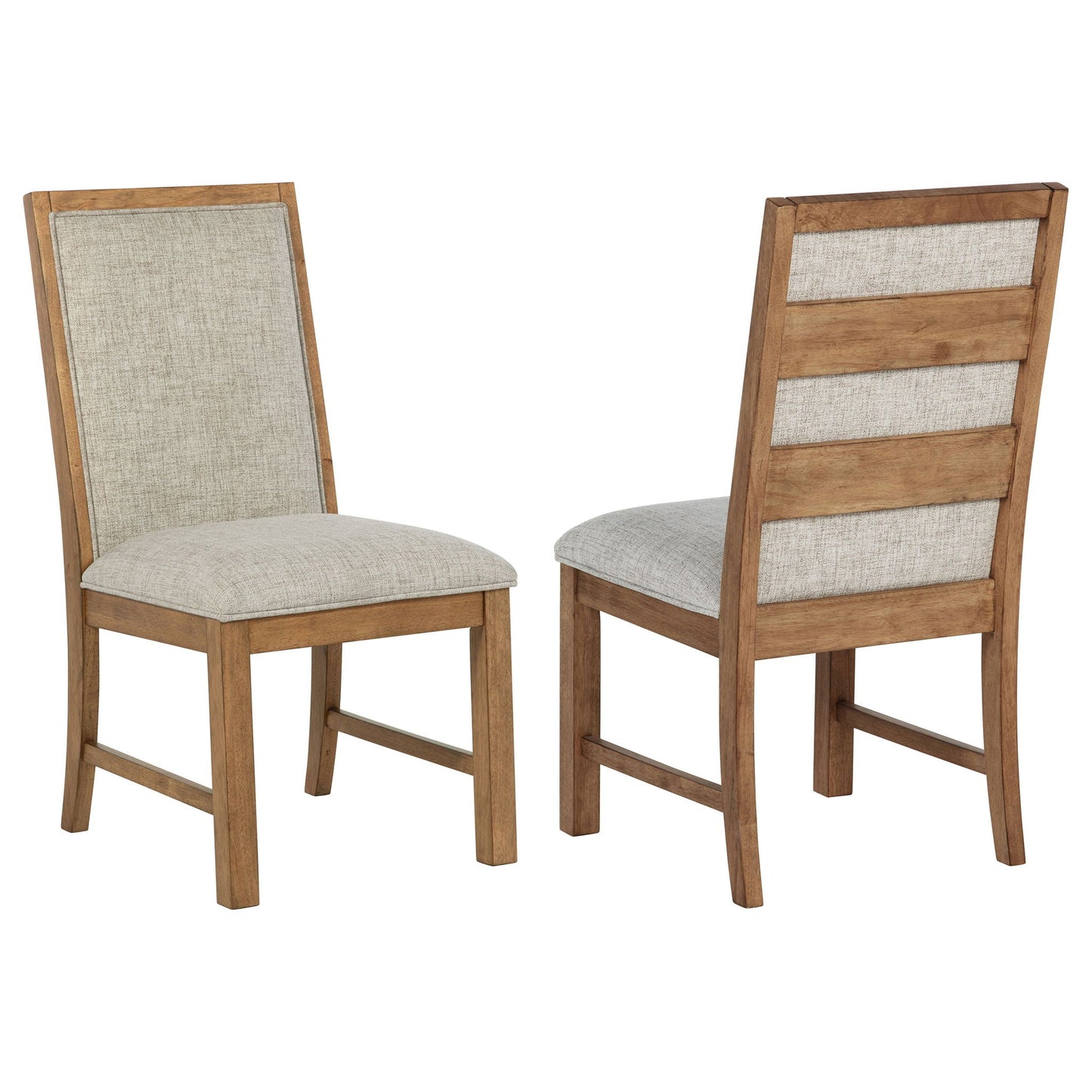 Bruner - Upholstered Dining Side Chair (Set of 2) - Brown Coaster Fine Furniture