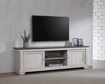 Leighton - 71" TV Stand - White Crown Mark